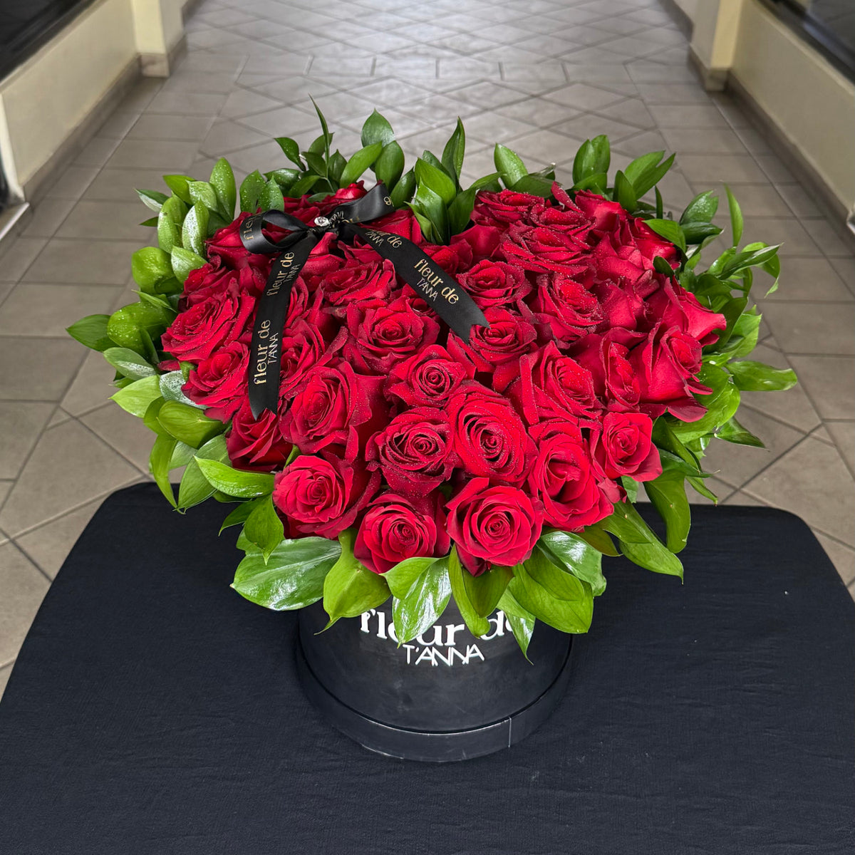 36 Roses Heart Flower Box